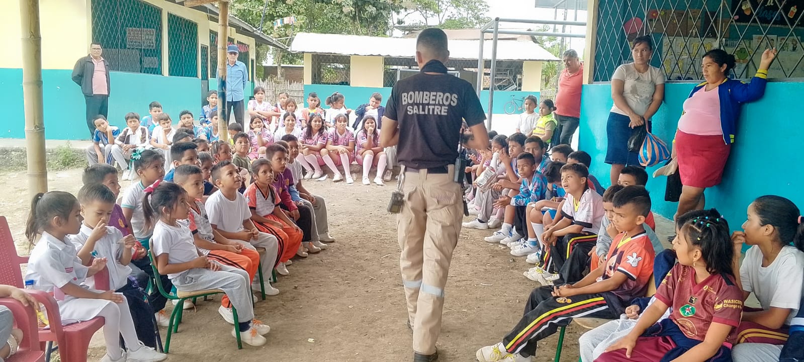 Capacitación de prevención de incendios a los estudiantes